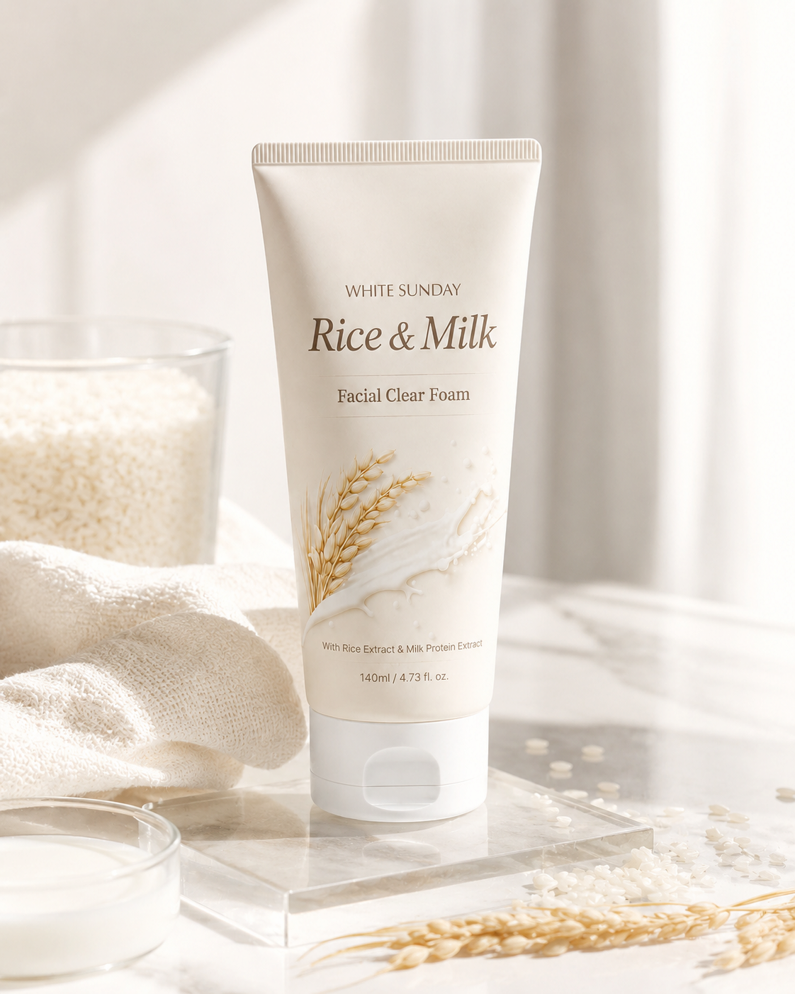 _Skin Care_Cleansing Foam_ Rice _ Milk Facial Clear Foam
